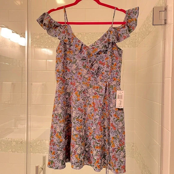 Teeze Me | Dresses | Macys Teeze Me Blue Floral Sundress Nwt Juniors 56  Spring Break Summer | Poshmark